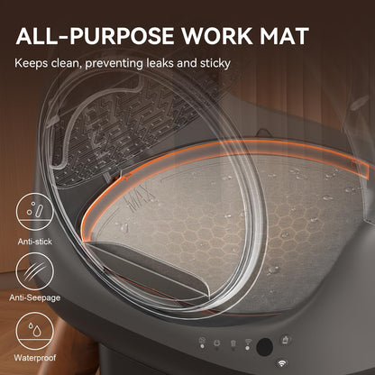 Smart Self-Cleaning Cat Litter Box with Odor Control