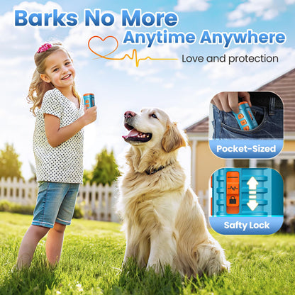Portable Ultrasonic Dog Bark Deterrent with 50FT Range