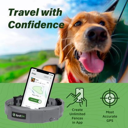 GPS Wireless Dog Fence Collar & Containment System