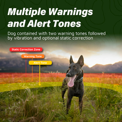 GPS Wireless Dog Fence Collar & Containment System
