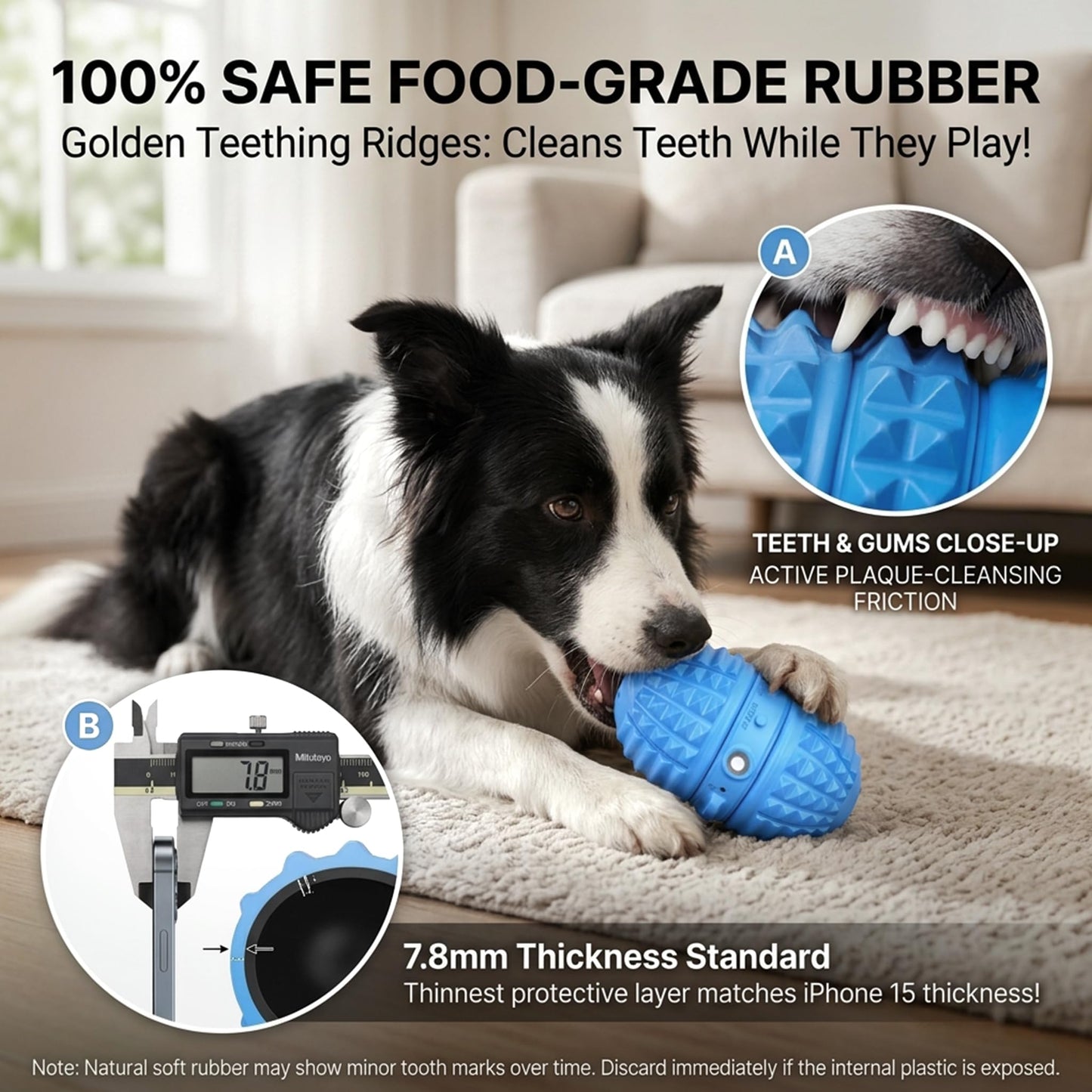 Smart Interactive Rolling Dog Ball with 8 Play Modes