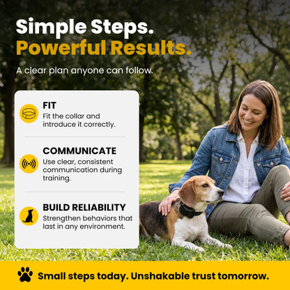 Mini Remote Dog Training Collar with Adjustable Levels