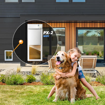 Power Pet Smart Automatic Electronic Pet Door by High Tech Pet